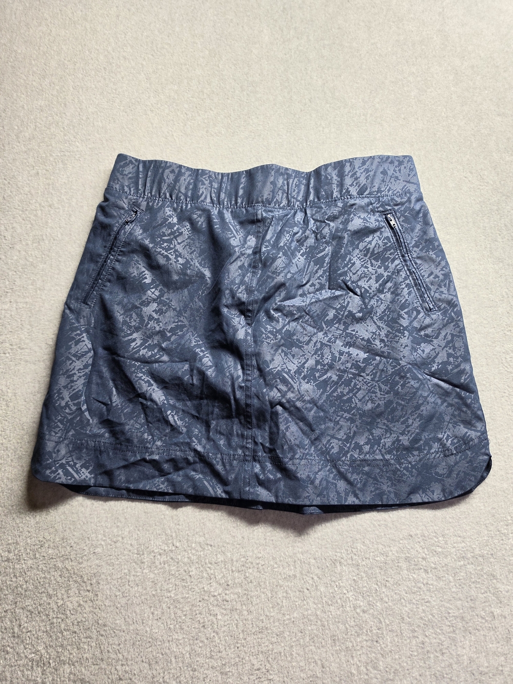 ORVIS Women's Skort SIZE LARGE Golf Tennis Blue Skirt Shorts Stretch Travel